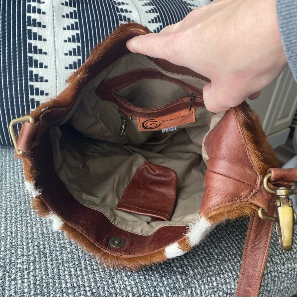 100% Cowhide Shoulder Bag - Picture 11 of 17